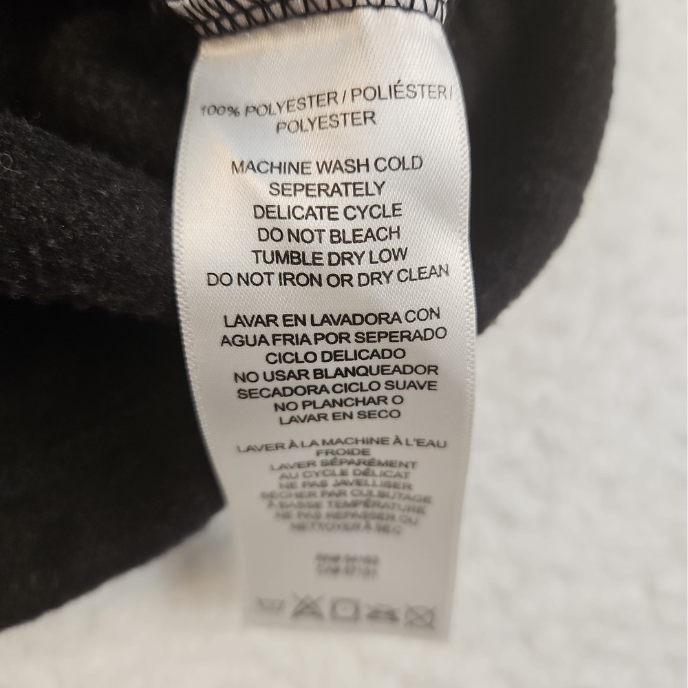 Calvin Klein Performance Fleece Vest Womens Large Sleeveless High Collar Black - Picture 5 of 10